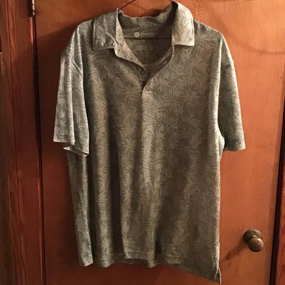 Men's Large Haggar Vacation Polo Shirt